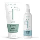 NAIF DUO Výživujúci šampón a kondicionér pre deti   2 produkty