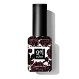 LONDONTOWN Gel Color Spilled Wine gélový lak na nechty vínová s trblietkami 12 ml