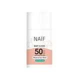 NAIF Ochranná tyčinka na opaľovanie SPF 50 pre deti a bábätká bez parfumácie