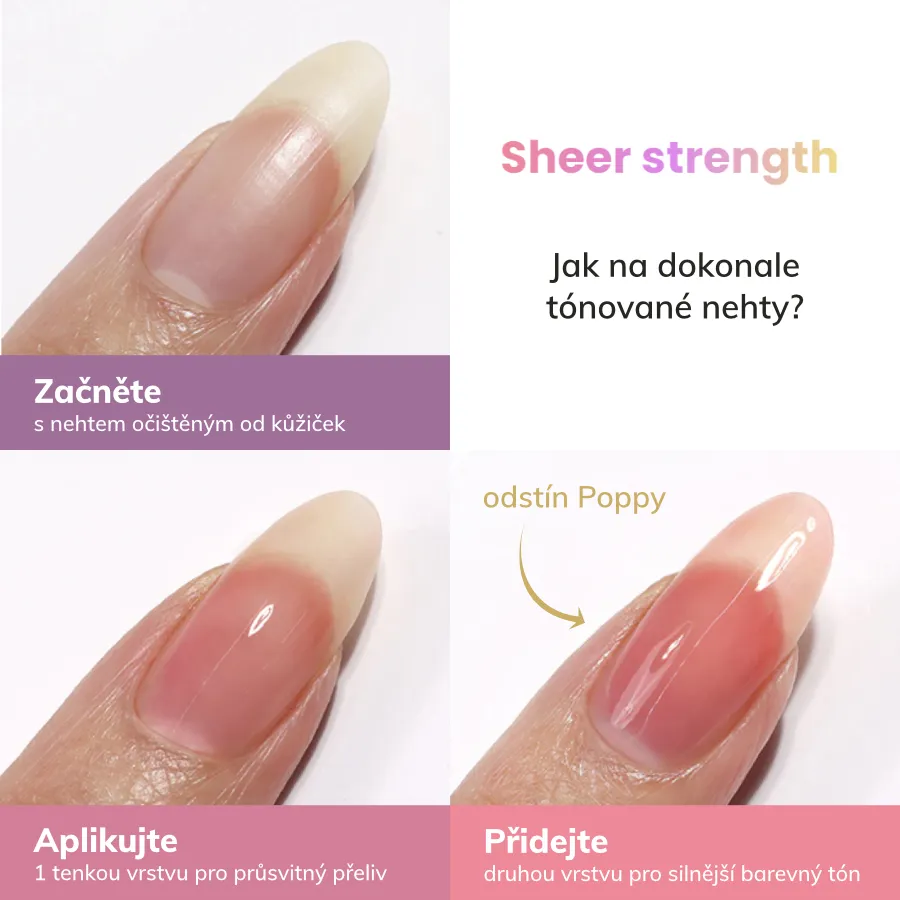 LONDONTOWN kur Sheer Strength Nail Blush Concord spevňujúci lak na nechty