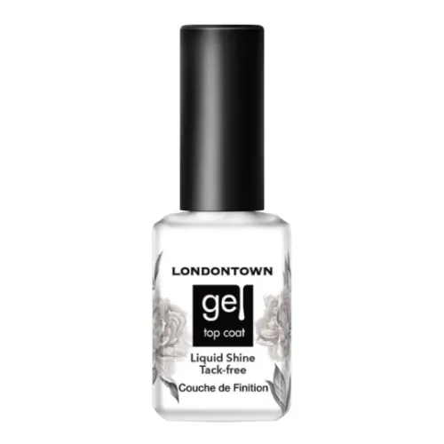 LONDONTOWN Gel Liquid Shine Top Coat Tack-free pre gélový lak bez lepkavej vrstvy