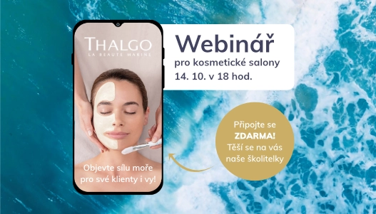 Webinár Thalgo pre kozmetičky už 14. 10.