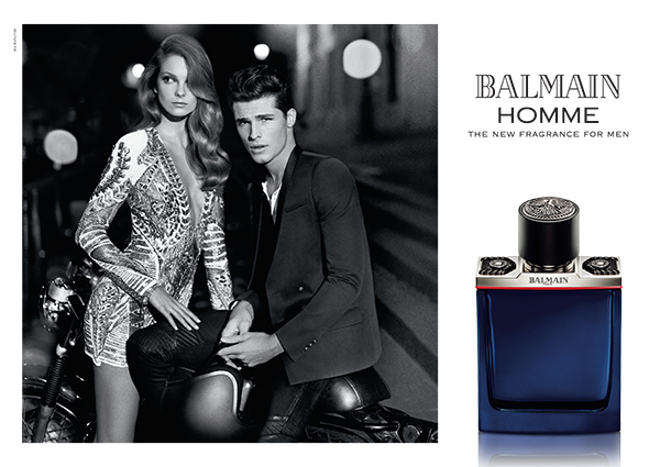 reklamní vizuál Balmain Homme